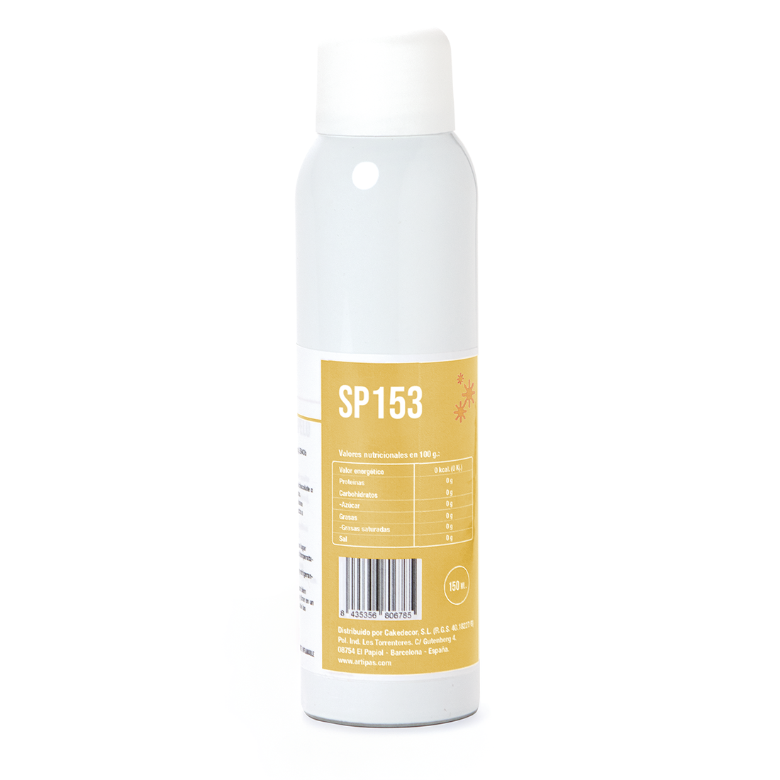 Colorante espray mate efecto seda amarillo - base aceite (150 ml)