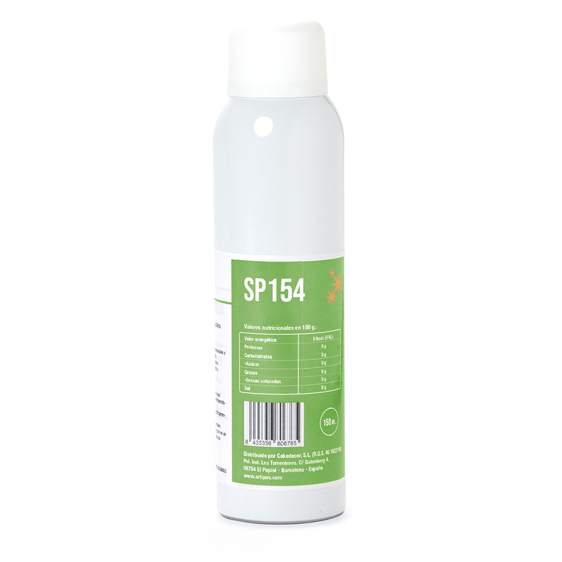 Colorante espray mate efecto seda verde - base aceite (150 ml)