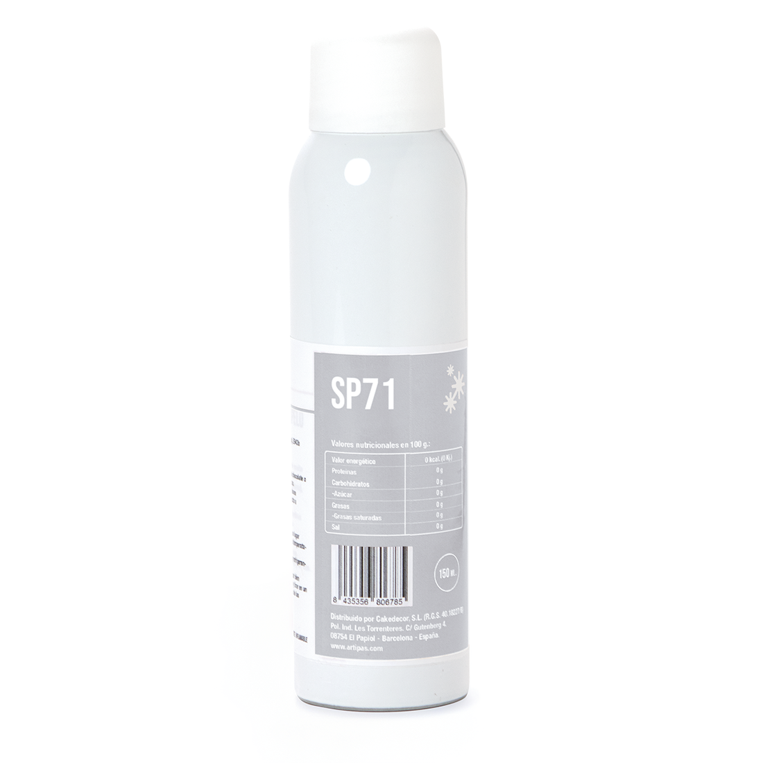 Colorante espray mate efecto seda blanco - base alcohol (150 ml)