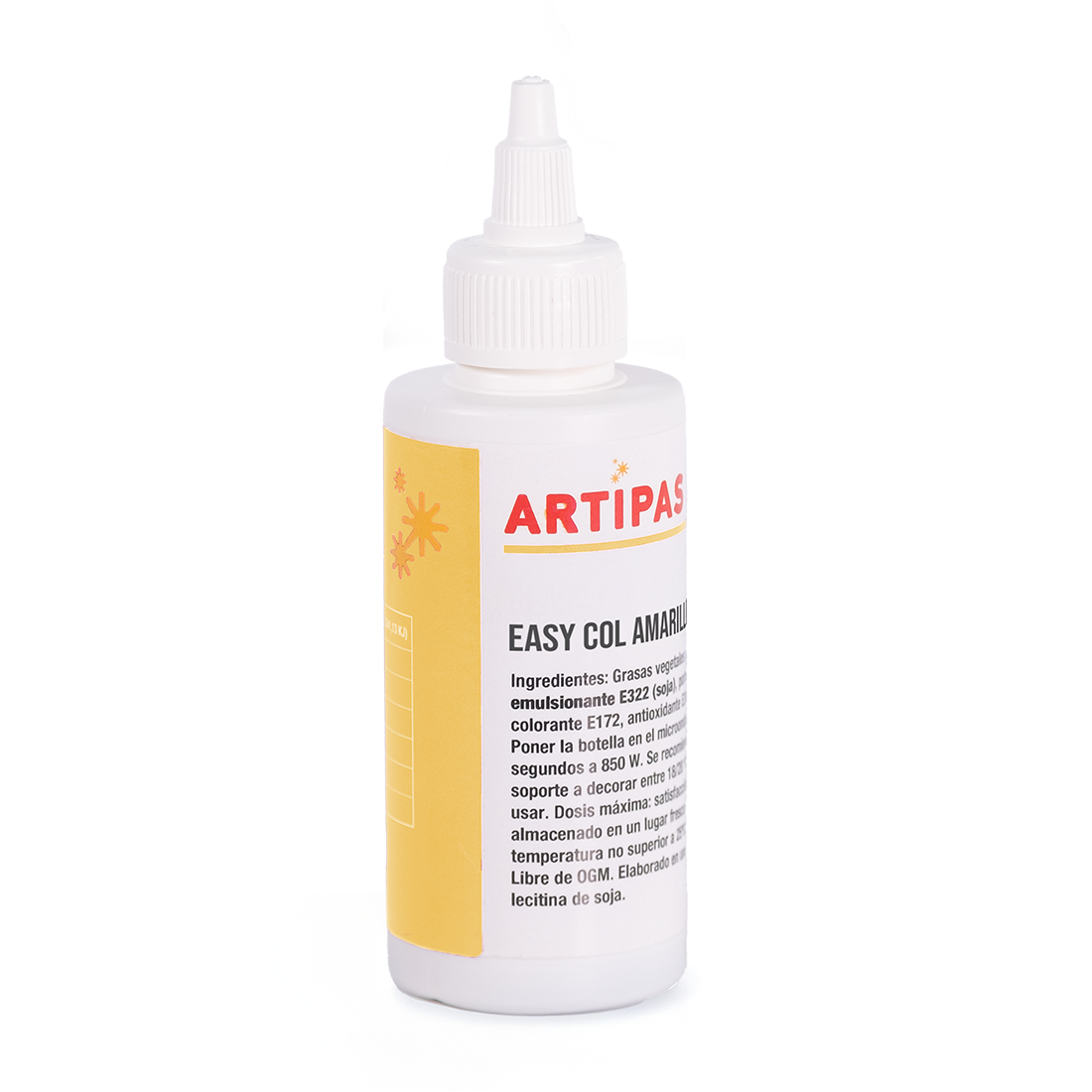 Colorante en pasta concentrado amarillo - base aceite (25 ml)