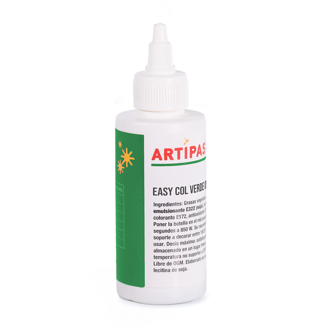 Colorante en pasta concentrado verde oscuro - base aceite (25 ml)