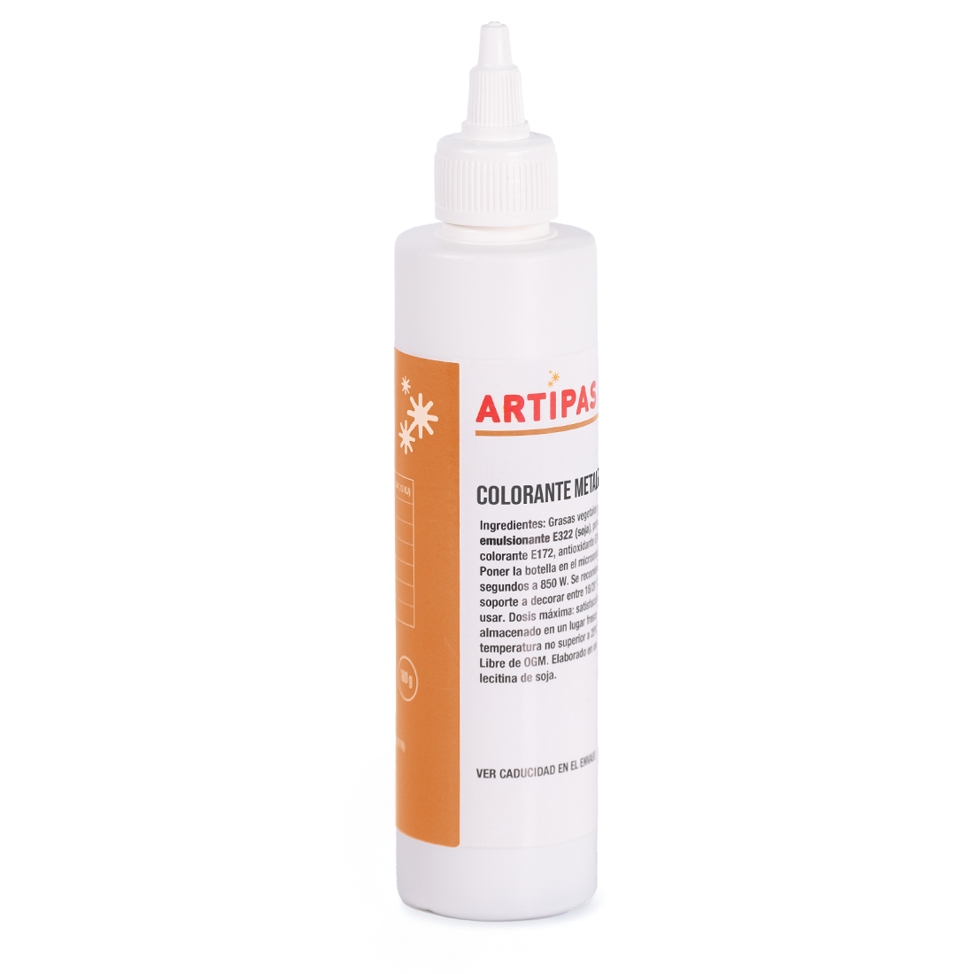 Colorante líquido metalizado para aerógrafo bronce - base alcohol (180 ml)