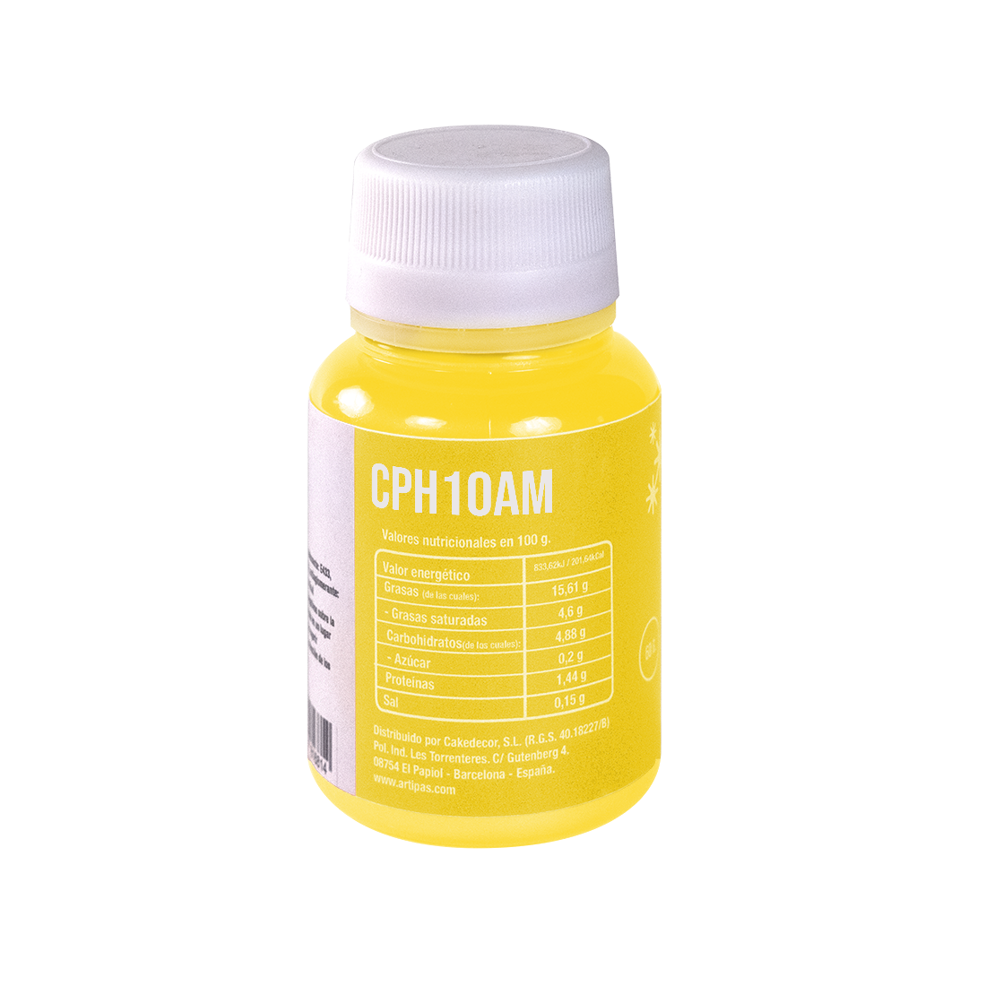Colorante en polvo hidrosoluble amarillo (10 g)