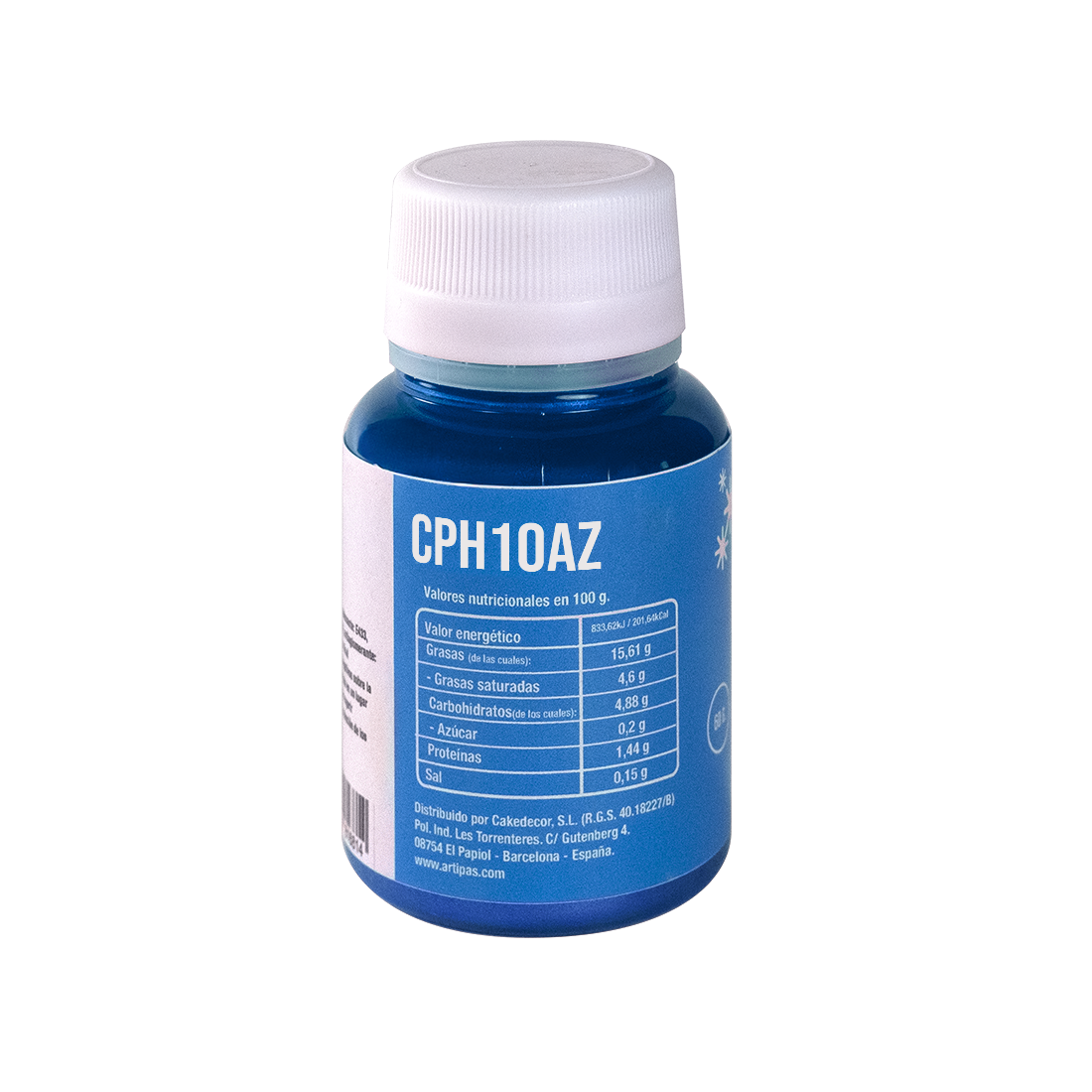 Colorante en polvo hidrosoluble azul (10 g)