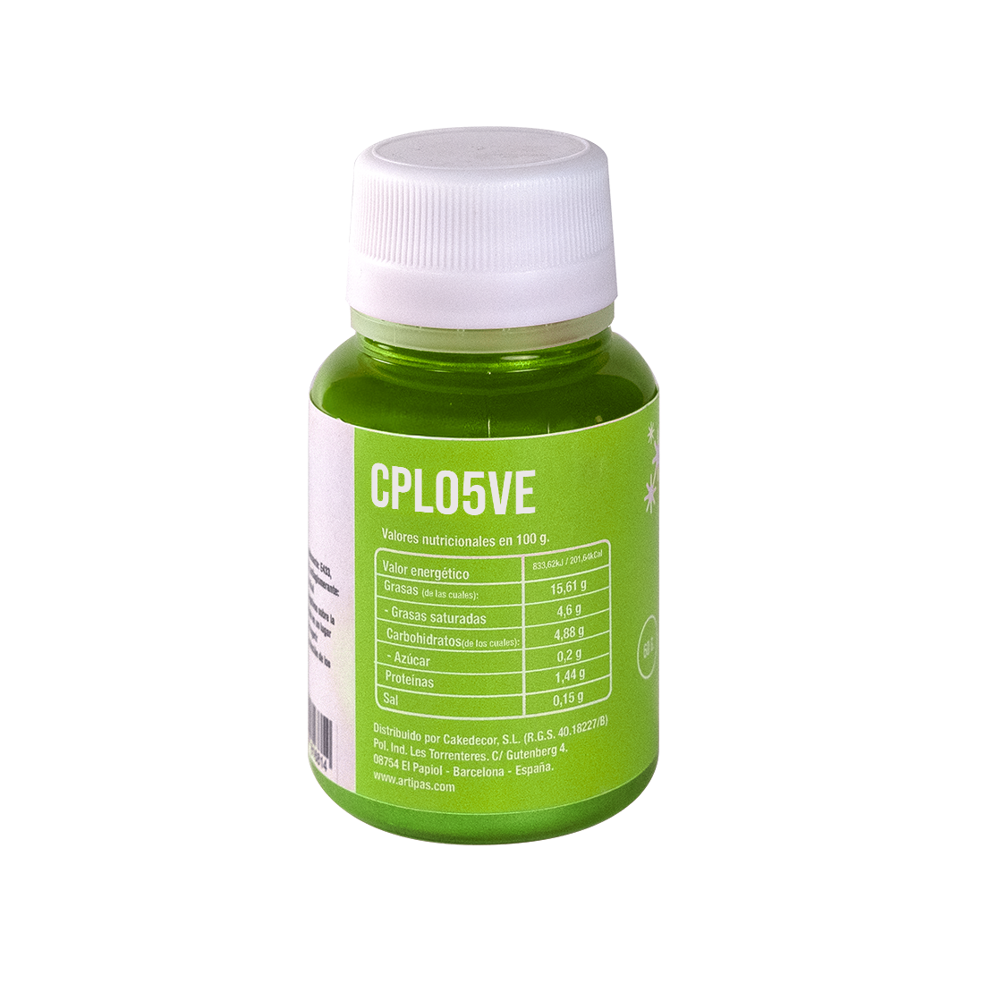 Colorante en polvo liposoluble verde (5 g)