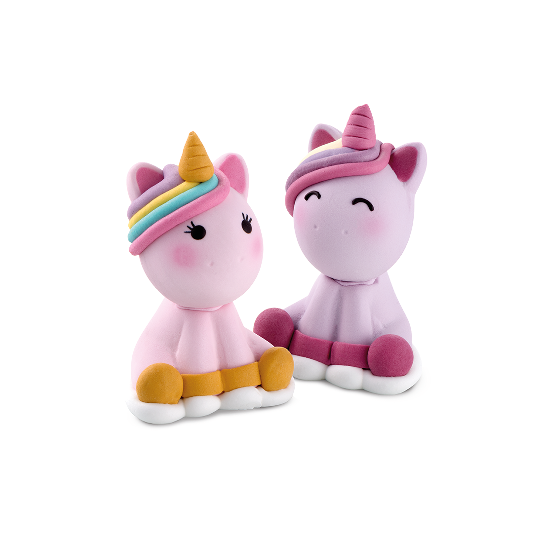 Surtido de unicornios de azúcar h70mm (30 u.)