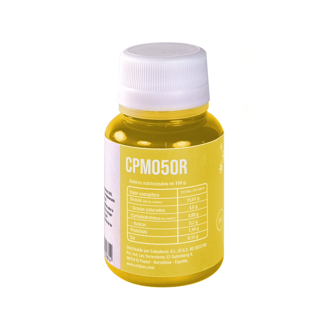 Colorante en polvo metalizado oro (5 g)