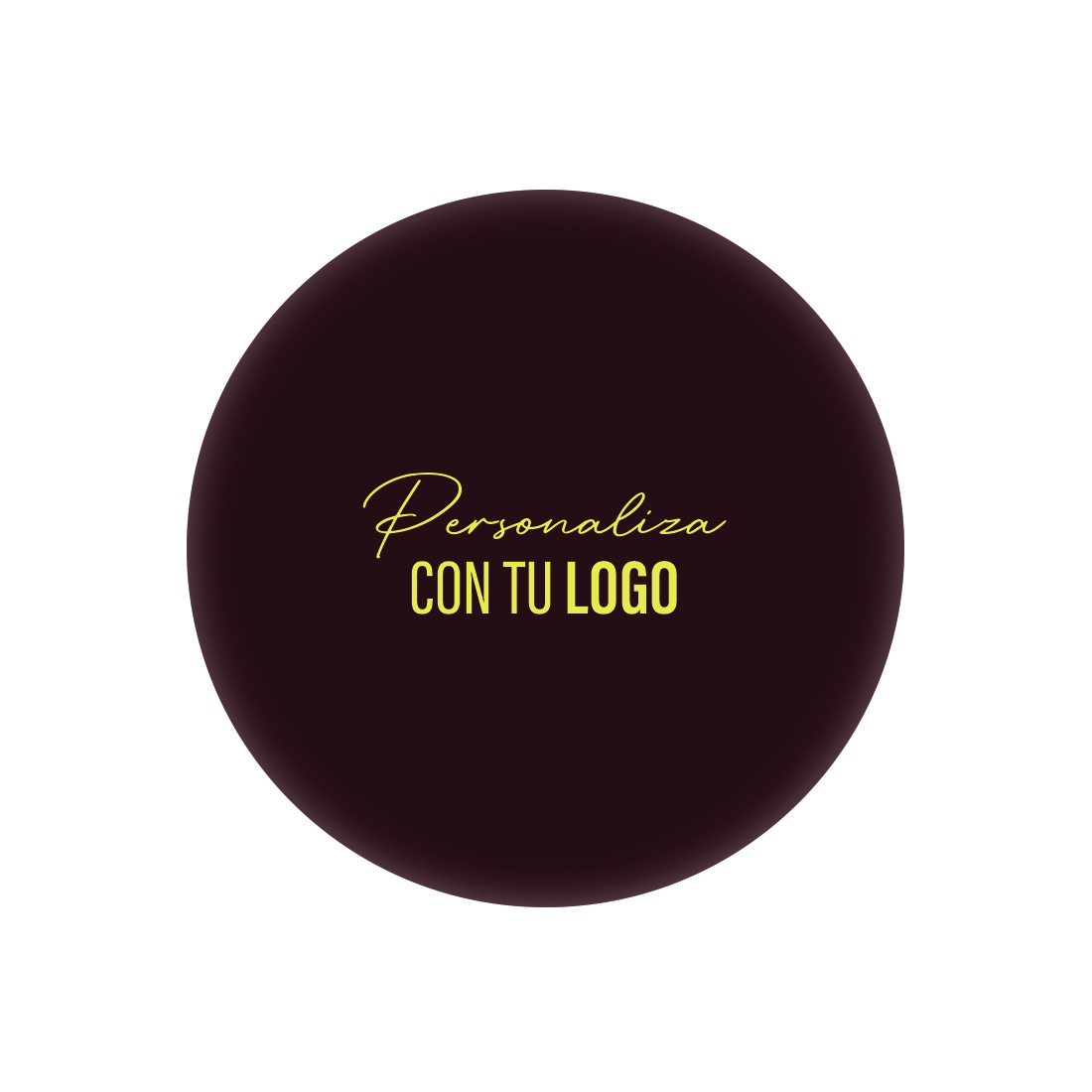 Placa personalizada de chocolate circular ø60 mm (240 u.)