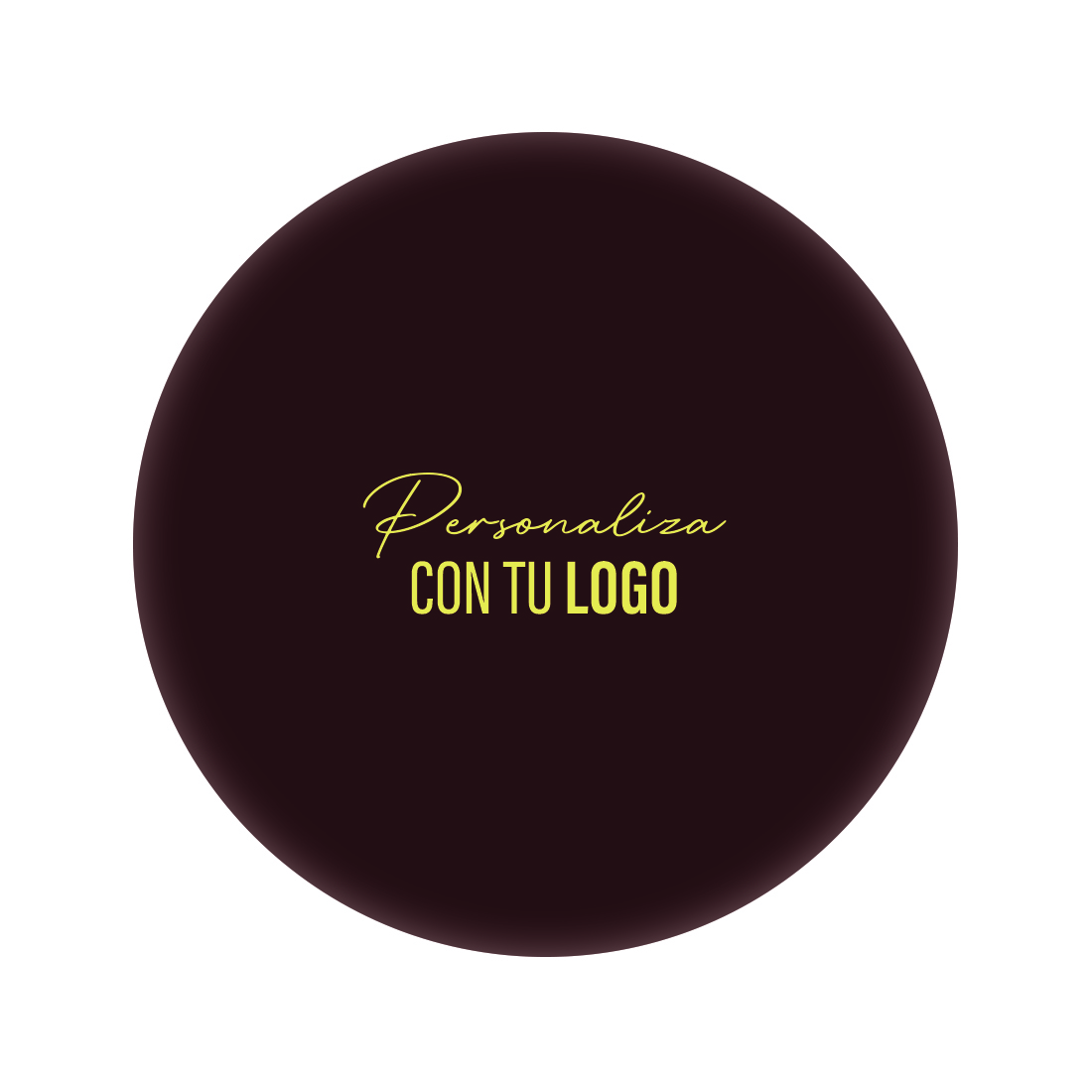 Placa personalizada de chocolate circular ø80 mm (240 u.)