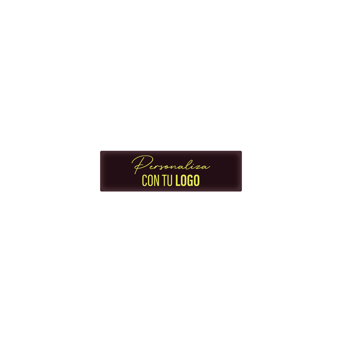 Placa personalizada de chocolate rectangular 50x15 mm (576 u.)