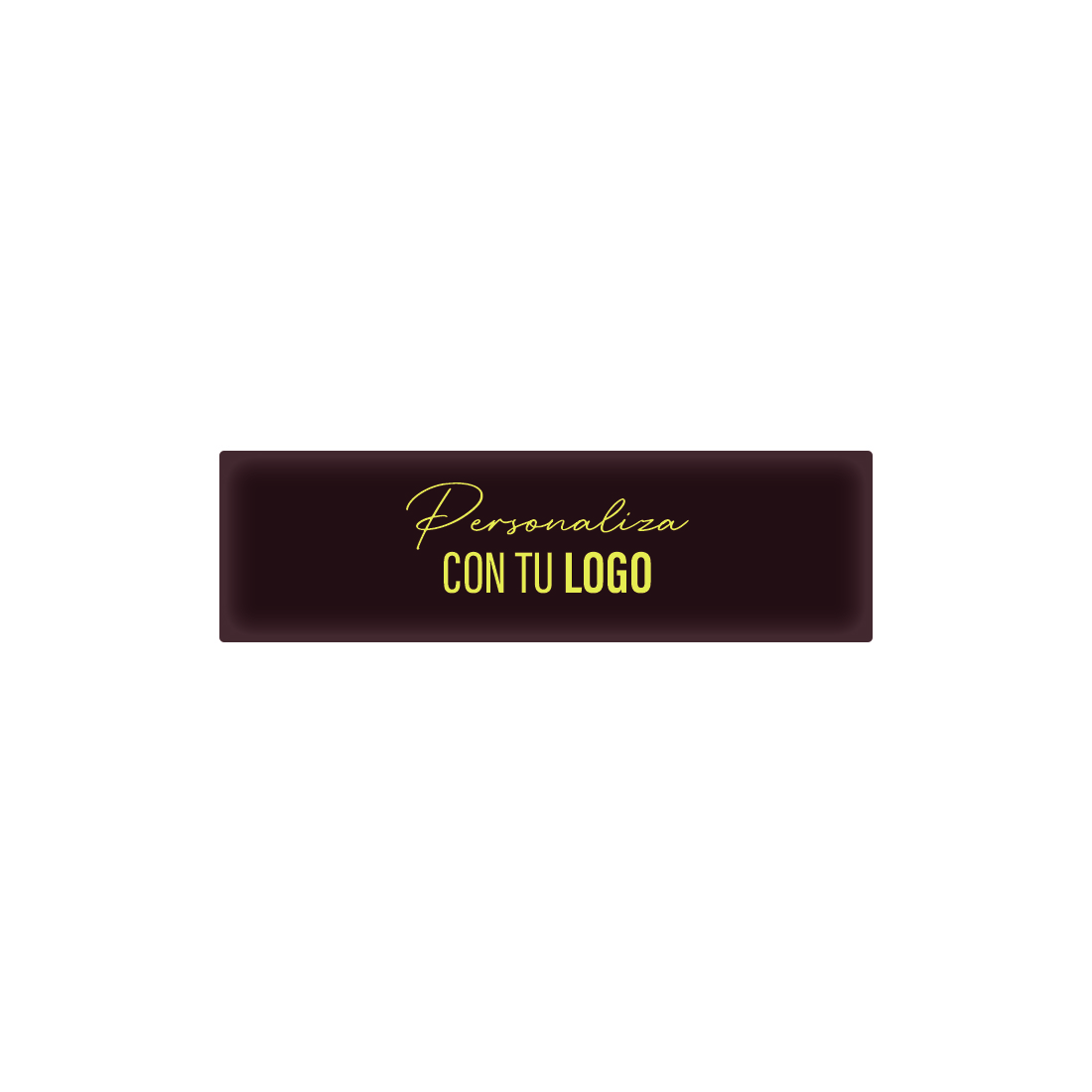 Placa personalizada de chocolate rectangular 45x13 mm (624 u.)