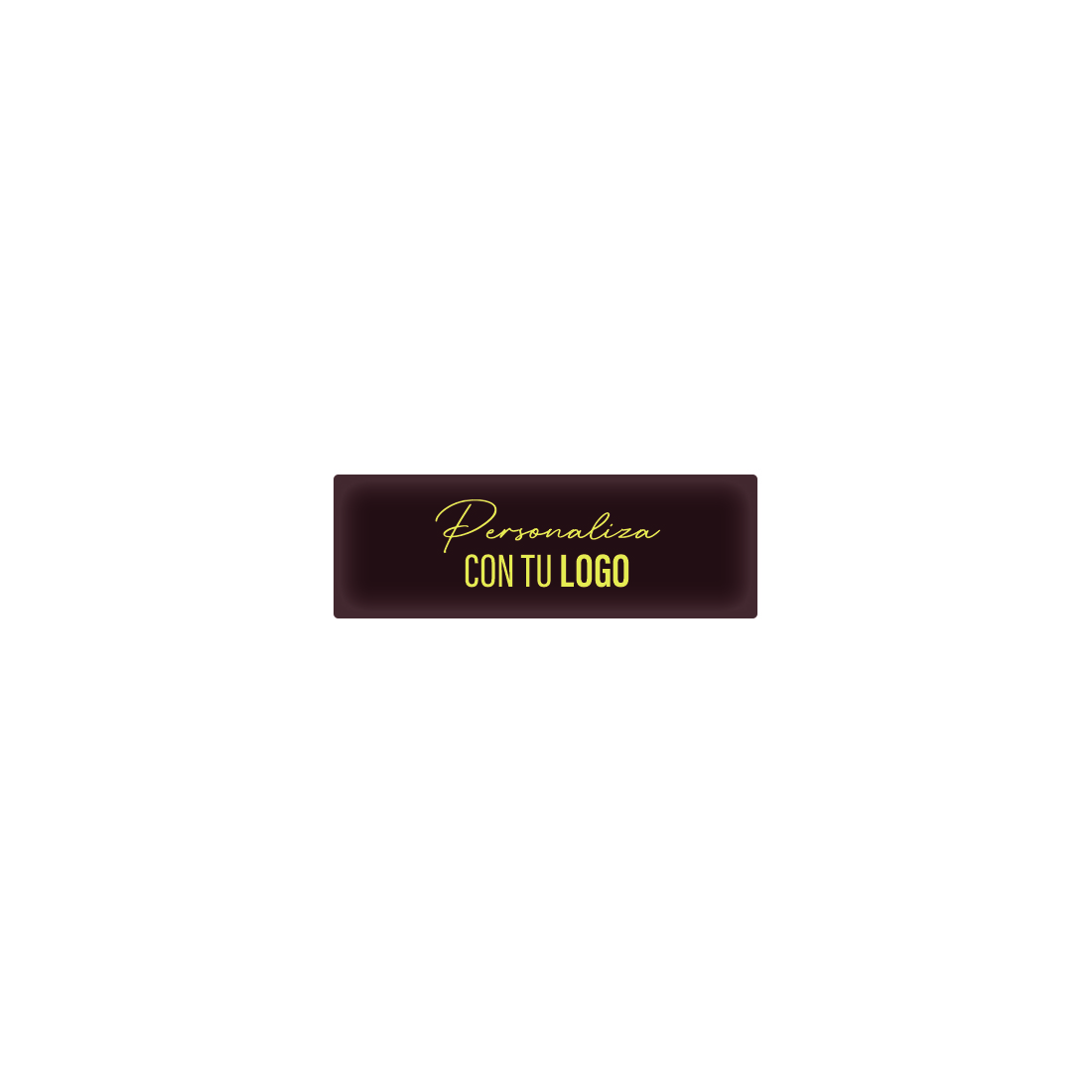 Placa personalizada de chocolate rectangular 30x10 mm (1080 u.)
