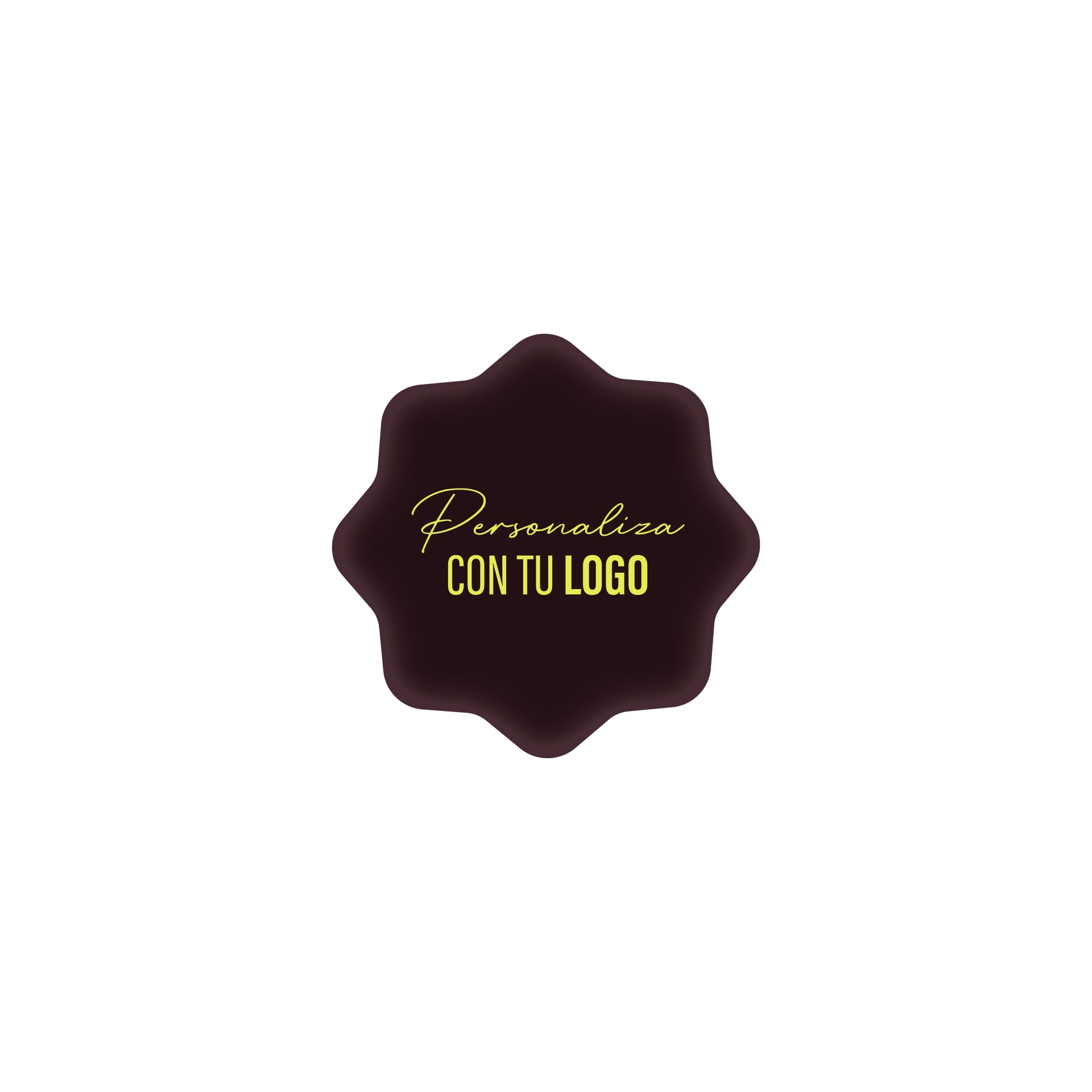 Placa personalizada de chocolate 25x25 mm (240 u.) · ref AR38300