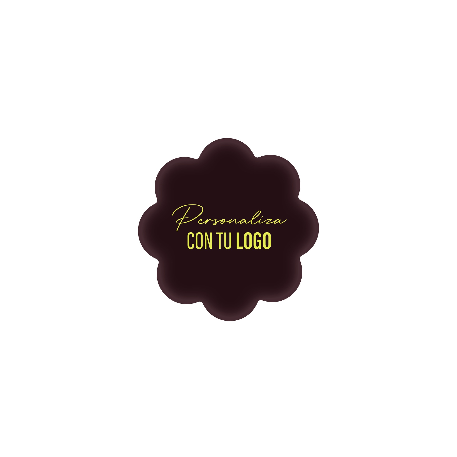Placa personalizada de chocolate 25x25 mm (240 u.) · ref AR38400