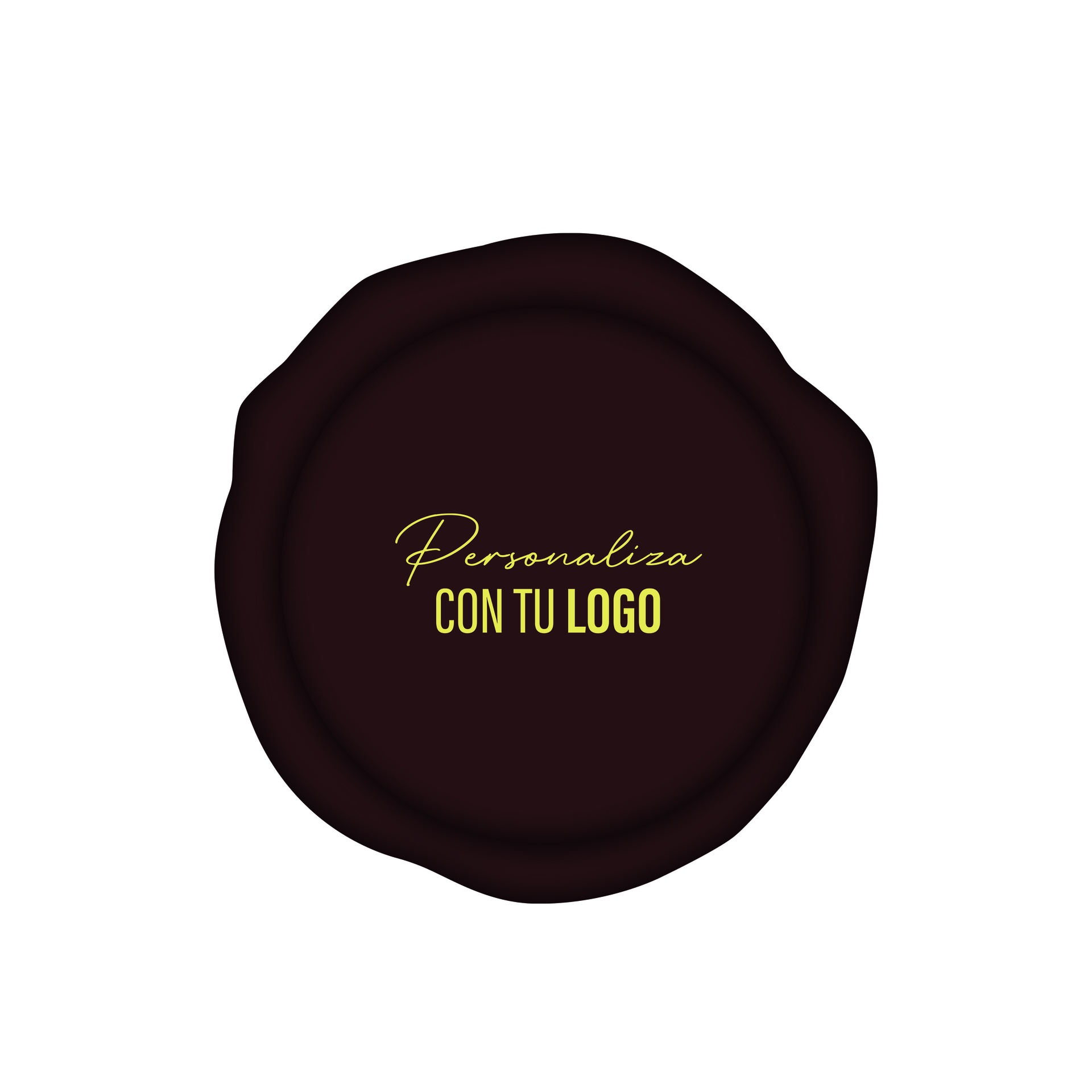 Placa personalizada de chocolate ø45 mm (240 u.)