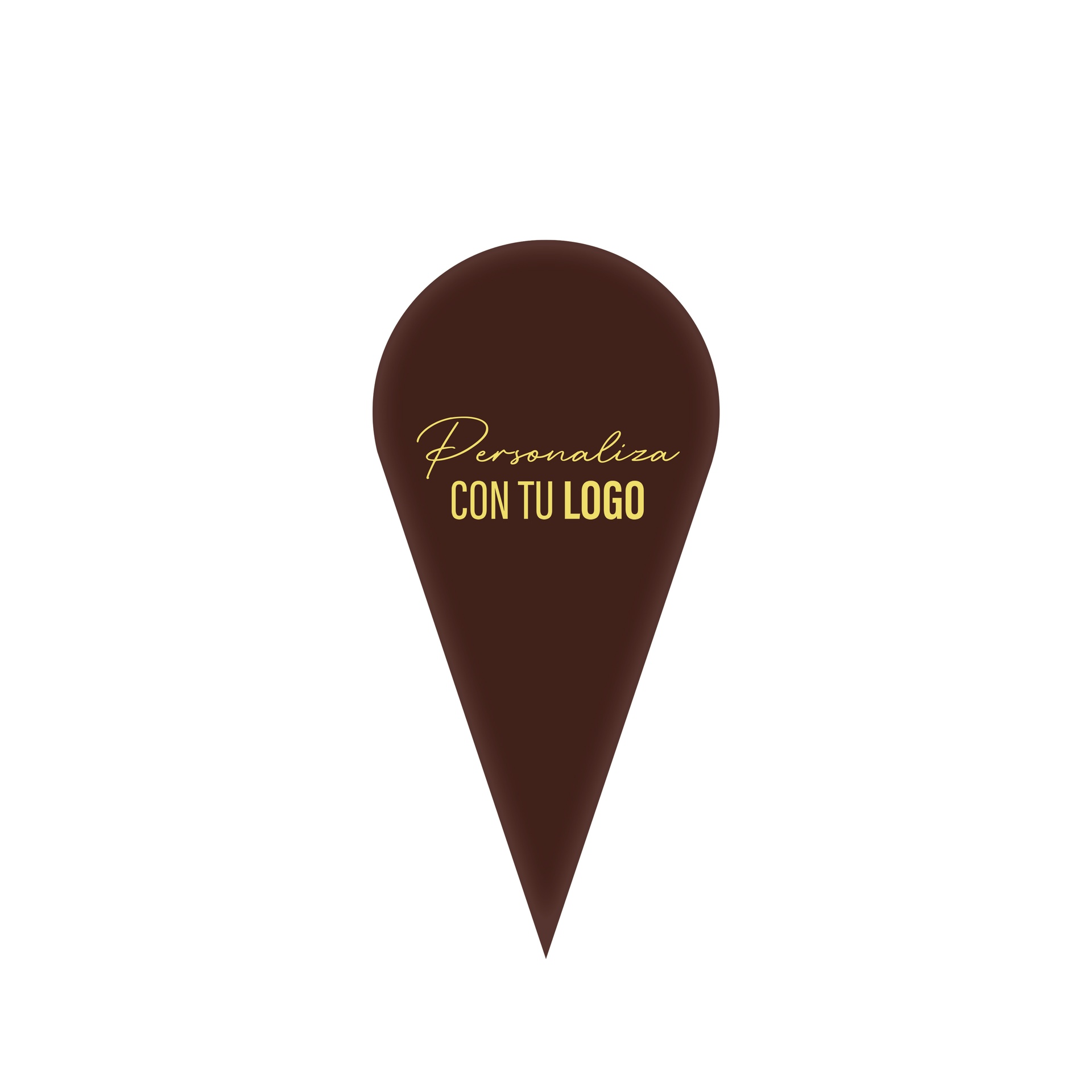 Placa personalizada de chocolate 38x18 mm (520 u.)