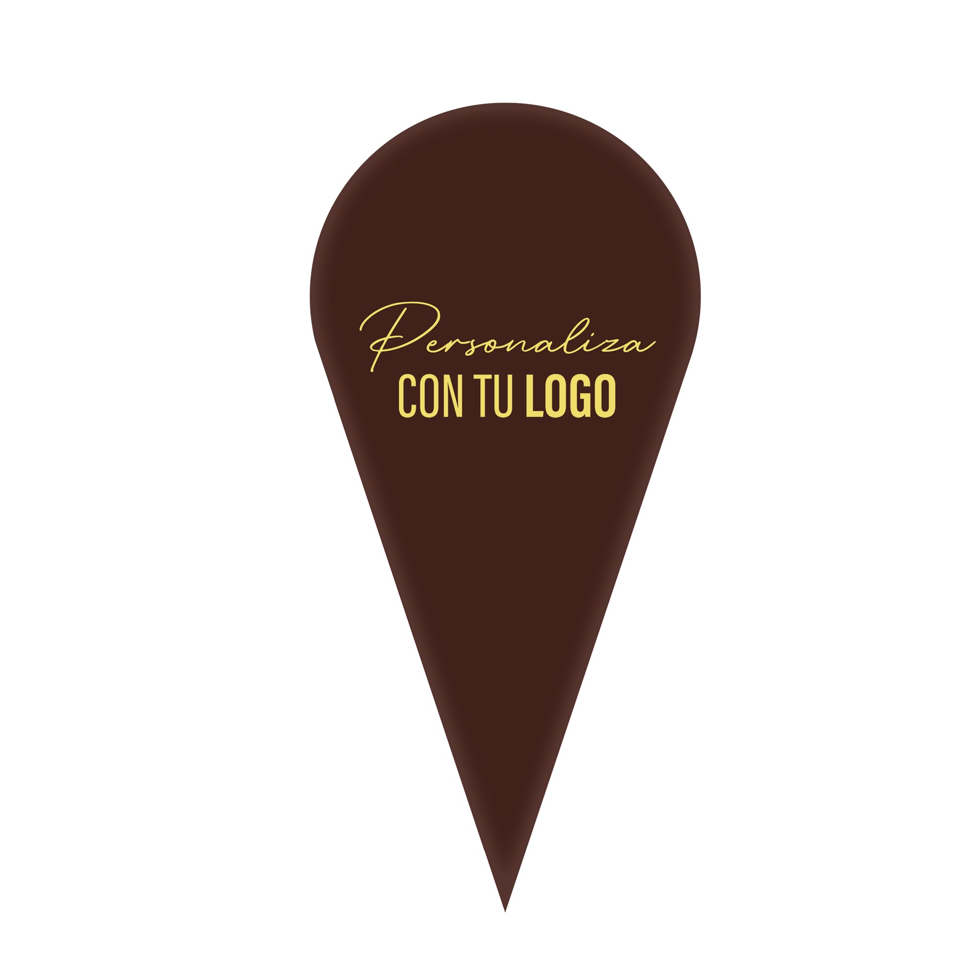 Placa personalizada de chocolate 47x23 mm (560 u.)