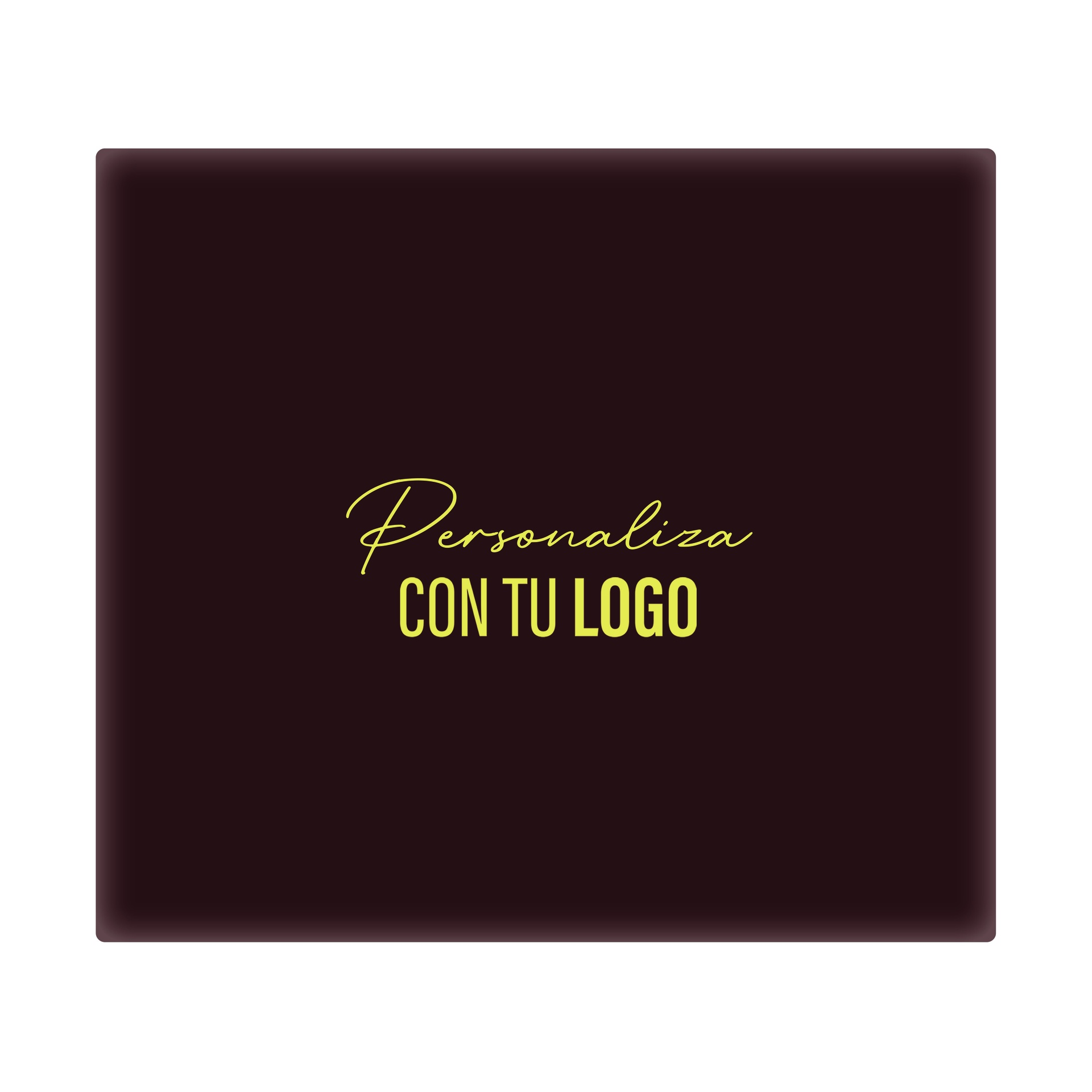 Placa personalizada de chocolate rectangular 80x75 mm (240 u.)
