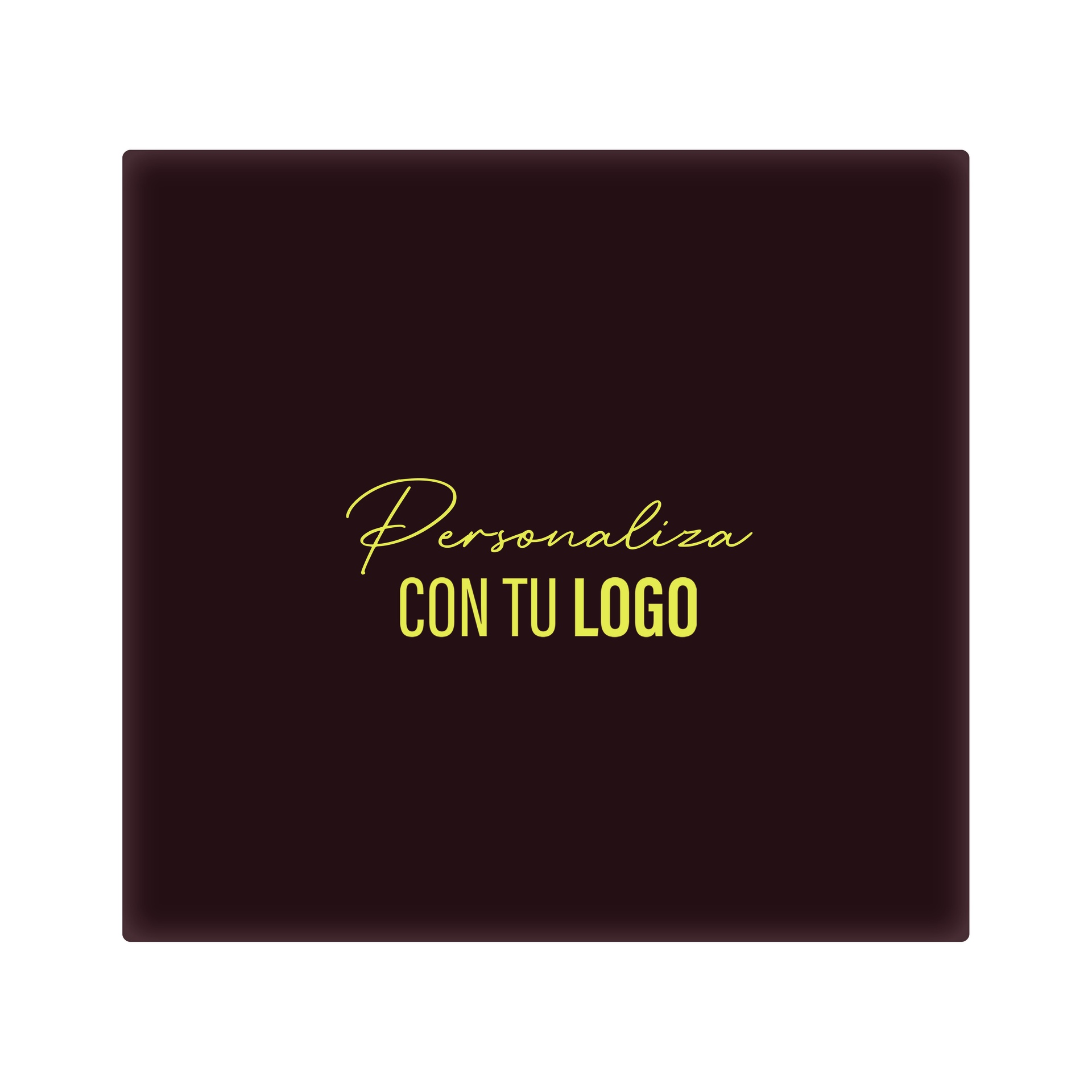 Placa personalizada de chocolate rectangular 80x70 mm (240 u.)