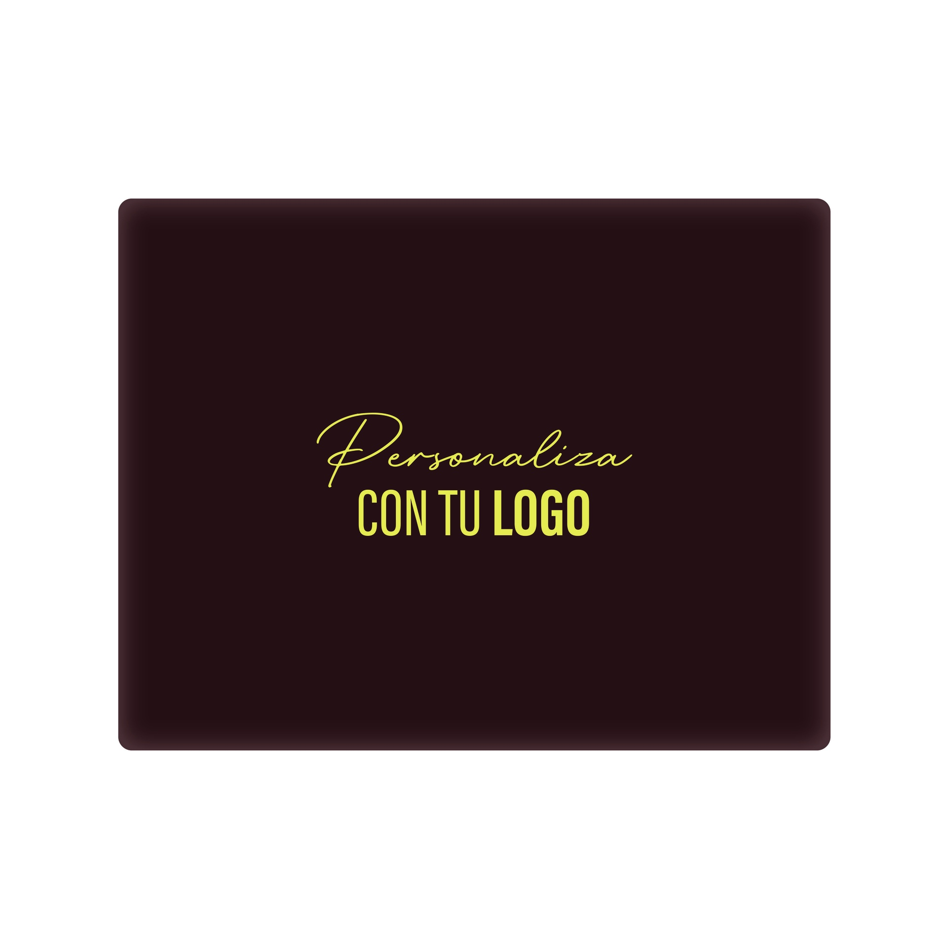 Placa personalizada de chocolate rectangular 85x55 mm (240 u.)
