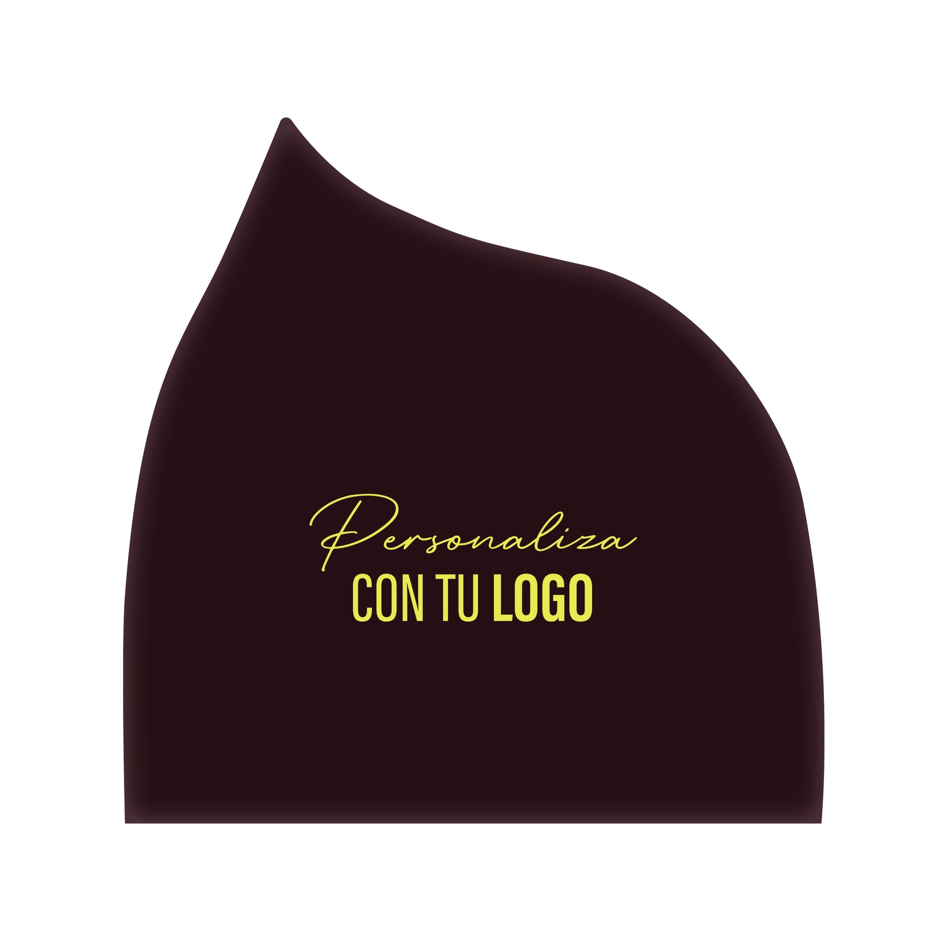 Placa personalizada de chocolate gota 80x80 mm (240 u.)