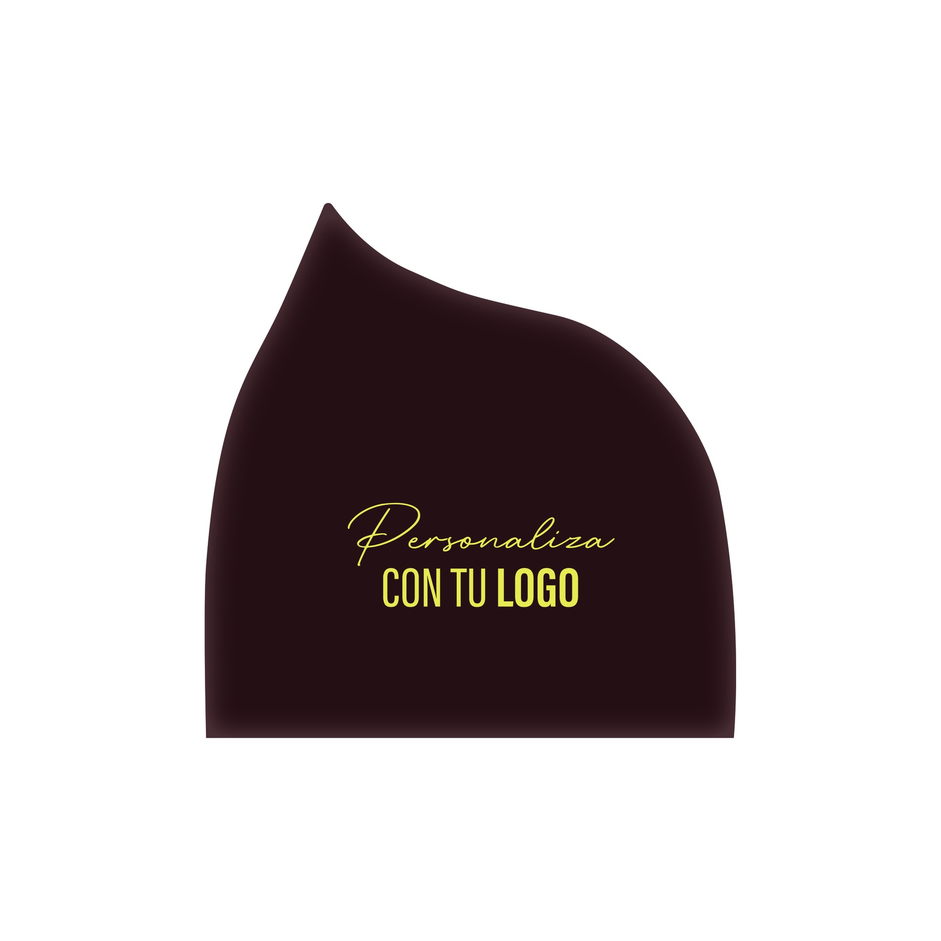 Placa personalizada de chocolate gota 70x70 mm (96 u.)