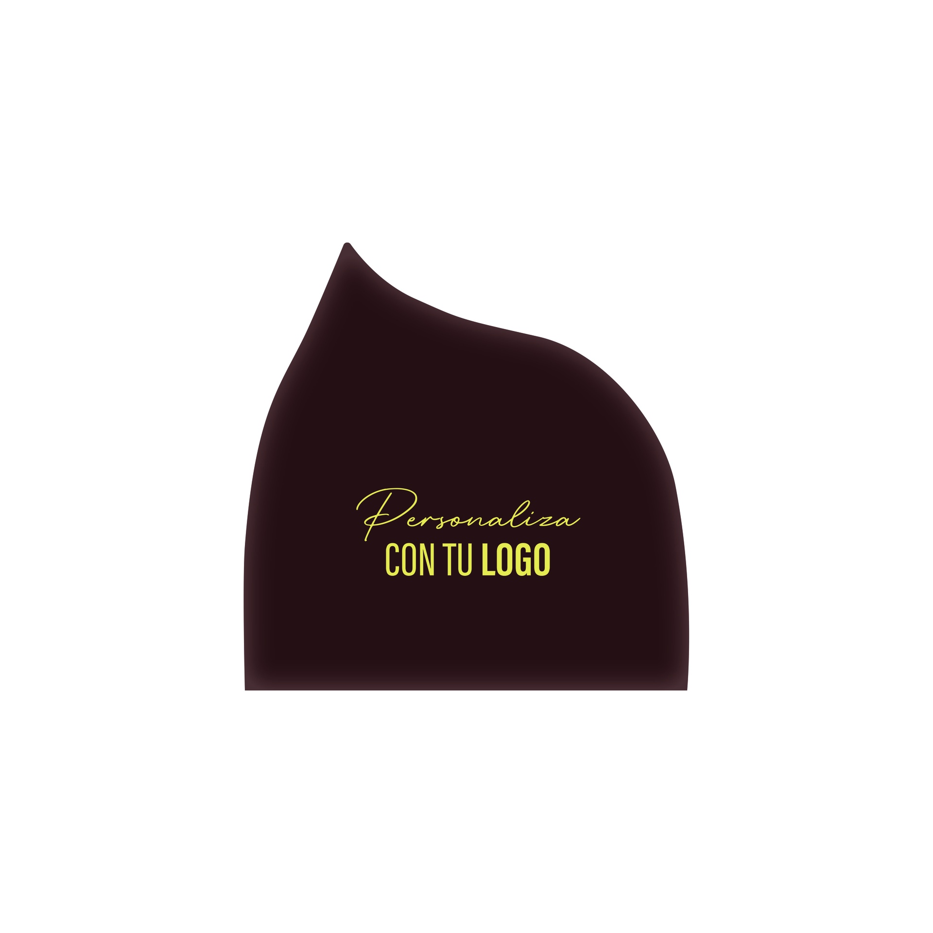 Placa personalizada de chocolate gota 45x45 mm (288 u.)