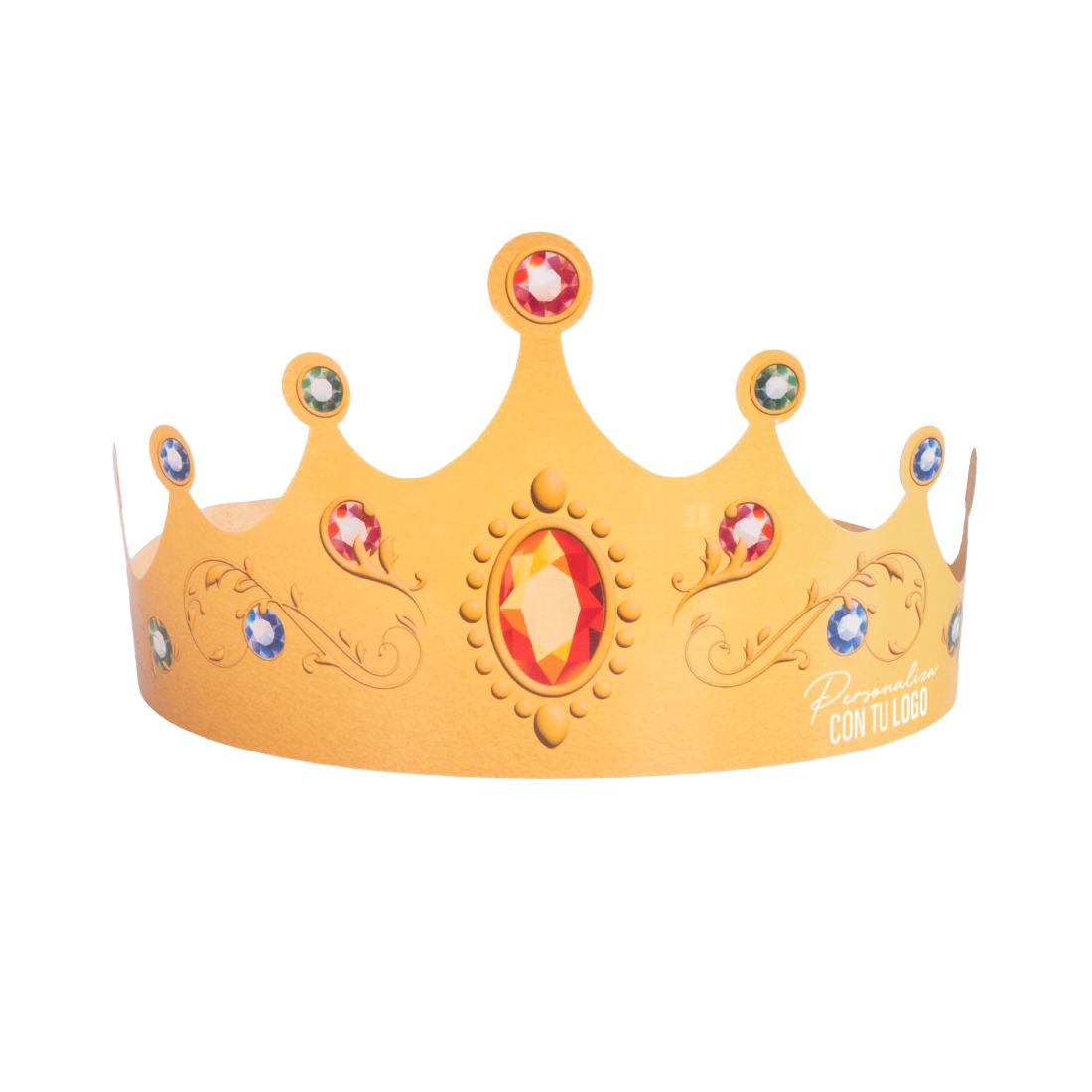 Corona Grabada Flor De Lis · ref CHL18