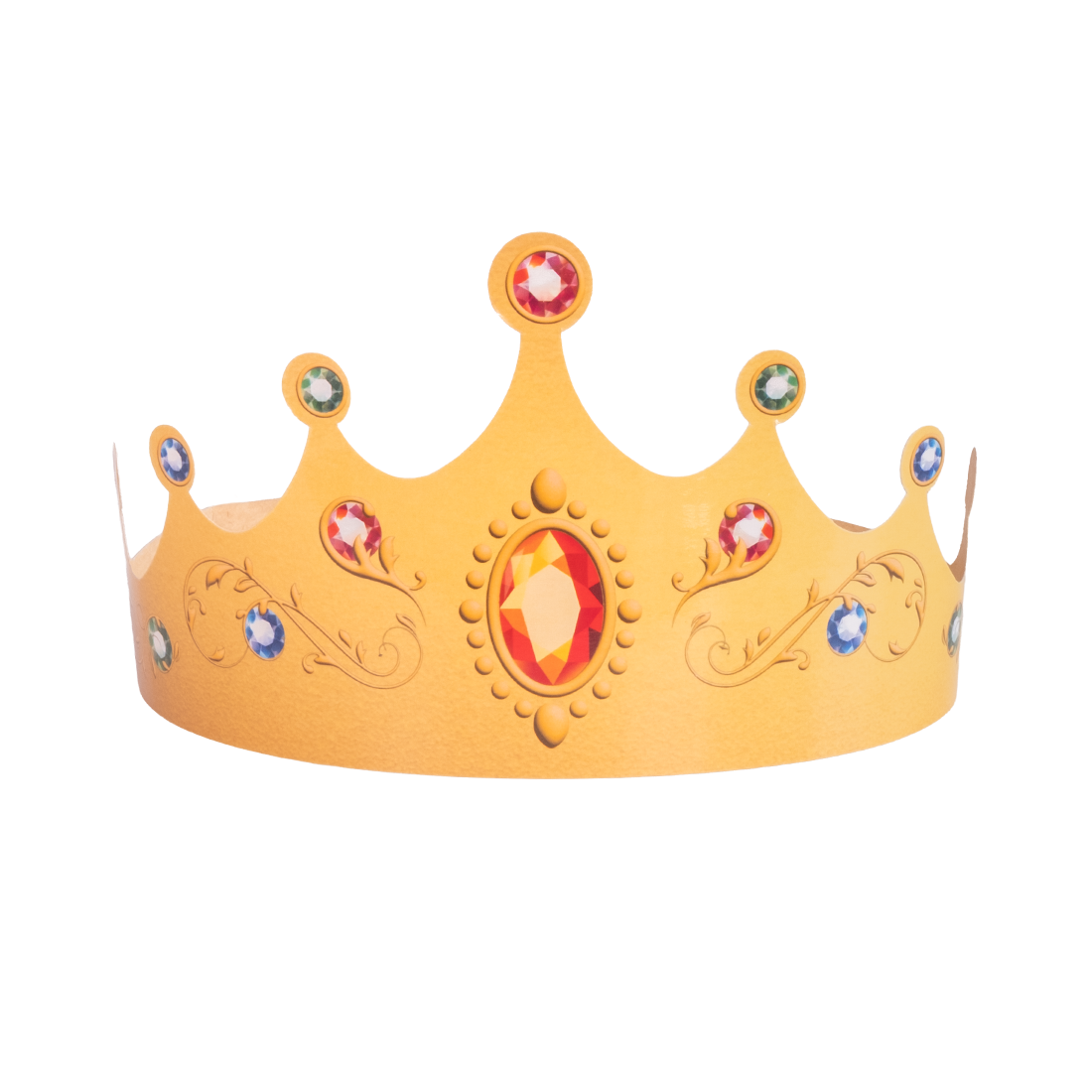 Corona Grabada Flor De Lis · ref CHL17