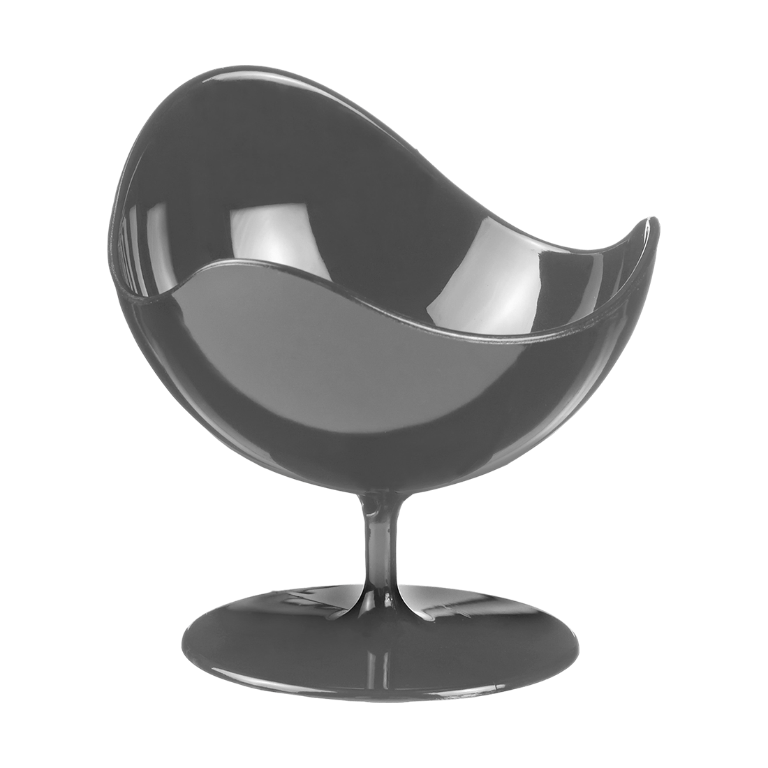 Sillón esfera gris de poliestireno ø70 h70 mm (2 u.)