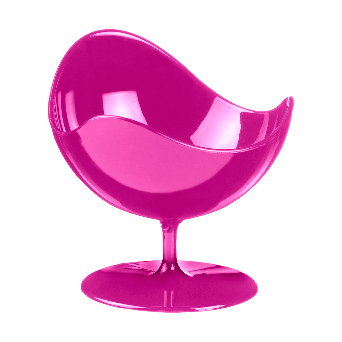 Sillón esfera malva de poliestireno ø70 h70 mm (2 u.)