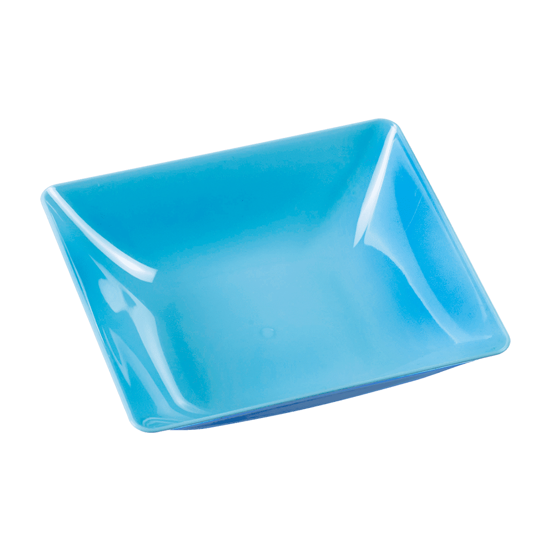 Cuenco Fluid azul cielo de poliestireno 95x85 h25 mm (6 u.)