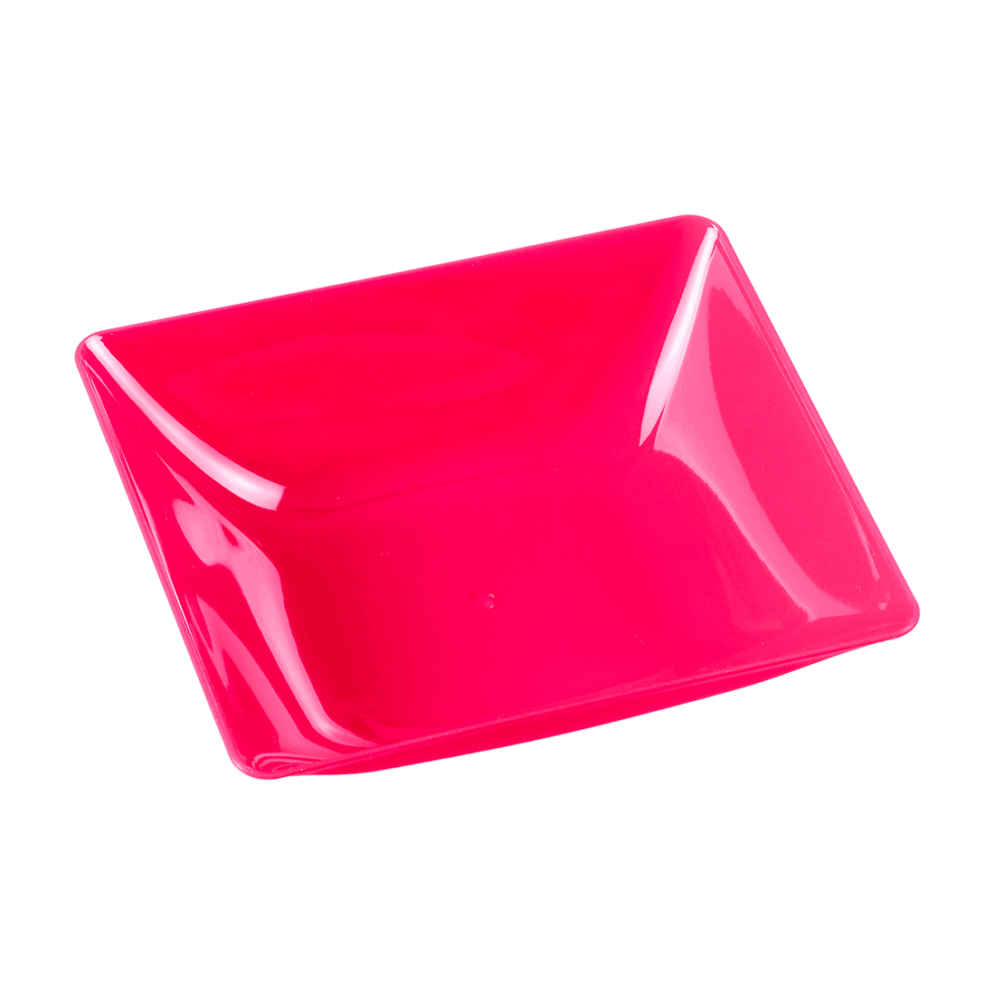 Cuenco Fluid fucsia de poliestireno 95x85 h25 mm (6 u.)