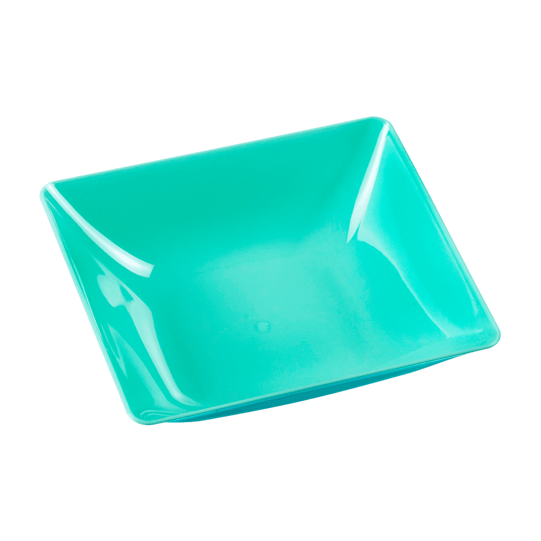 Cuenco Fluid verde agua de poliestireno 95x85 h25 mm (6 u.)