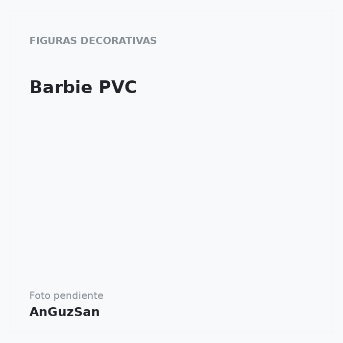 Barbie PVC · Dekora