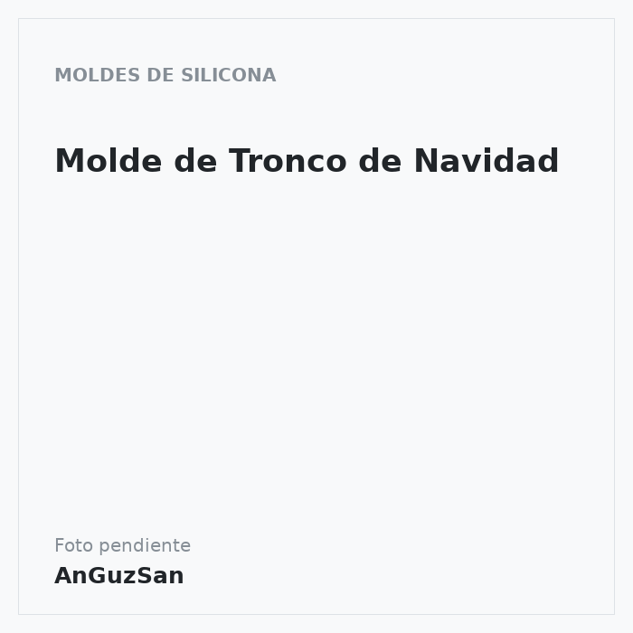 Molde de Tronco de Navidad