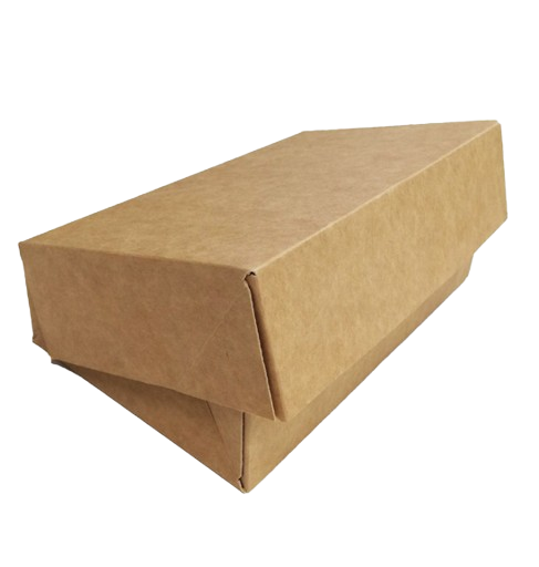 Cajas laminadas kraft cierre estanco · 180 x 120 x 49 mm · 350 unidades · Vifra