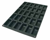 Molde de Silicona Mini Cake 49X99X30 mm. 110 ml. 30 Pcs (1 u.) · Artipas