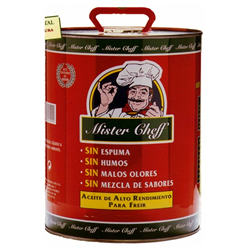 Aceite Vegetal Mister Chef Bidon 25 LTS