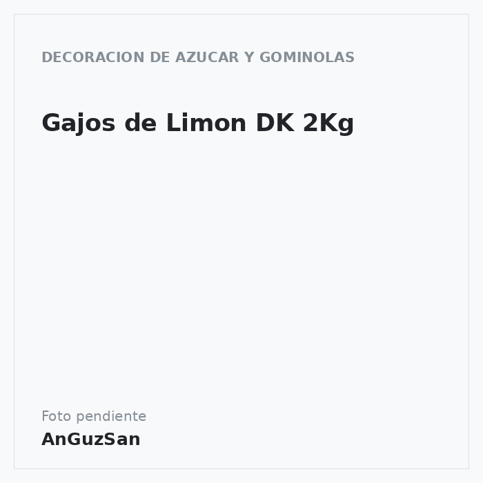 Gajos de Limon DK 2Kg