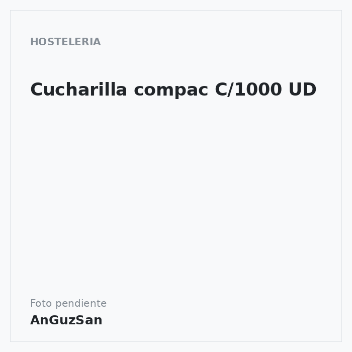 Cucharilla  compac C/1000 UD