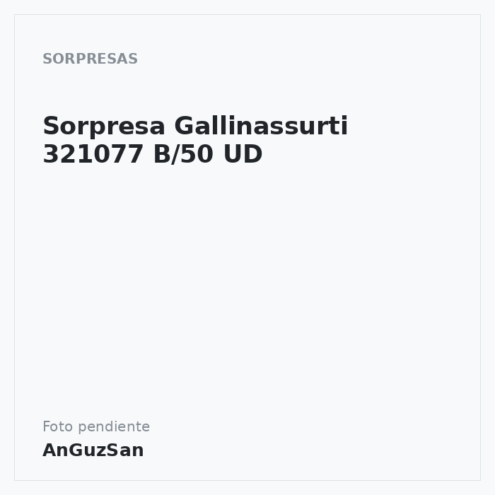 Sorpresa Gallinassurti 321077 B/50 UD