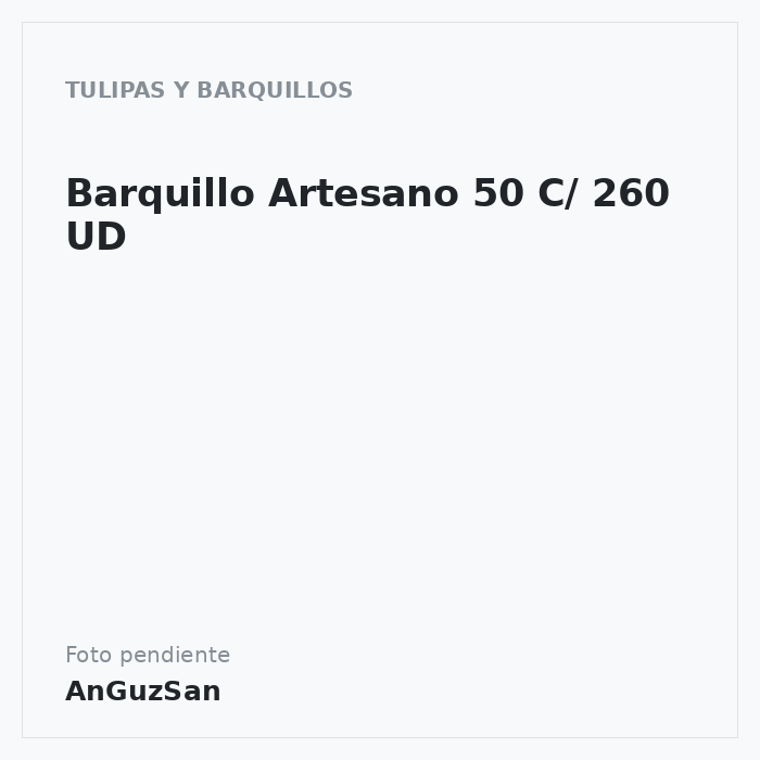 Barquillo Artesano 50 C/ 260 UD