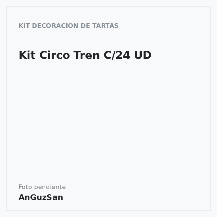 Kit Circo Tren C/24 UD